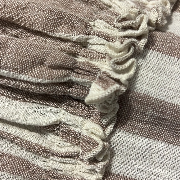 NWT Misa Los Angeles Skirt Striped Mini Ruffle - Picture 11 of 12